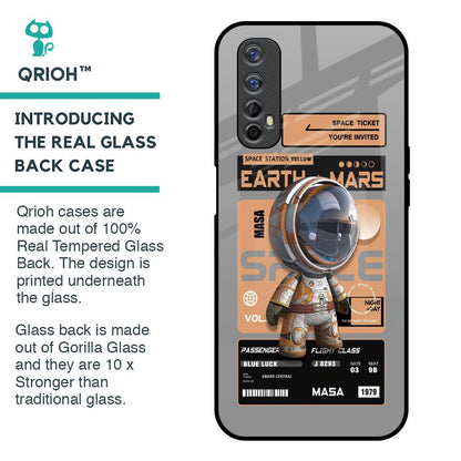 Space Ticket Glass Case for Realme 7