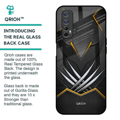 Black Warrior Glass Case for Realme 7
