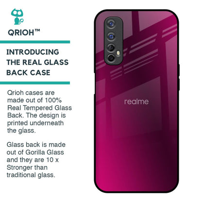 Pink Burst Glass Case for Realme 7