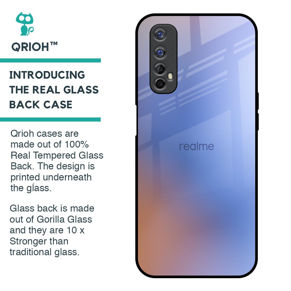 Blue Aura Glass Case for Realme 7
