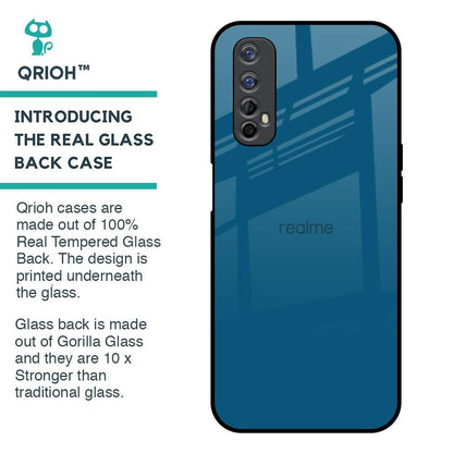Cobalt Blue Glass Case for Realme 7