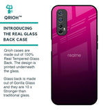 Purple Ombre Pattern Glass Case for Realme 7