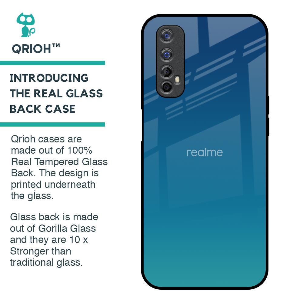 Celestial Blue Glass Case For Realme 7