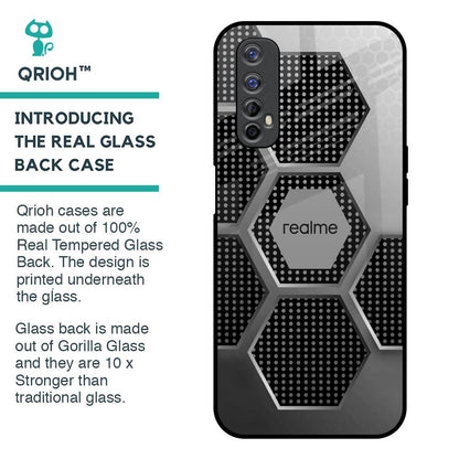 Hexagon Style Glass Case For Realme 7