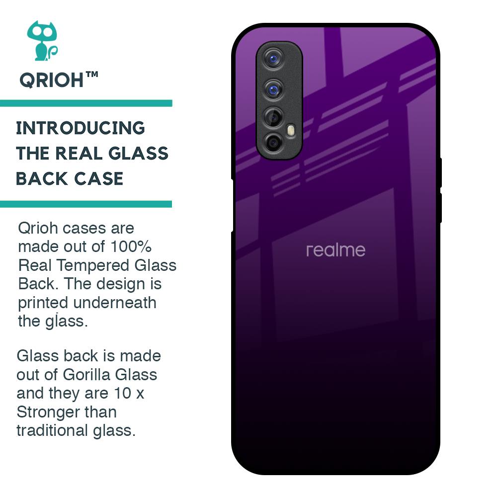 Harbor Royal Blue Glass Case For Realme 7