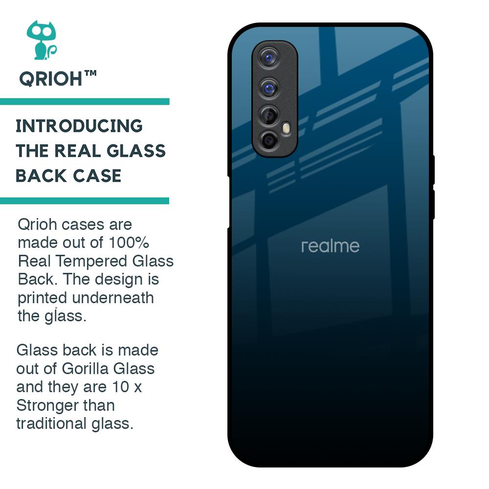 Sailor Blue Glass Case For Realme 7