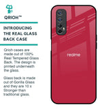 Solo Maroon Glass case for Realme 7