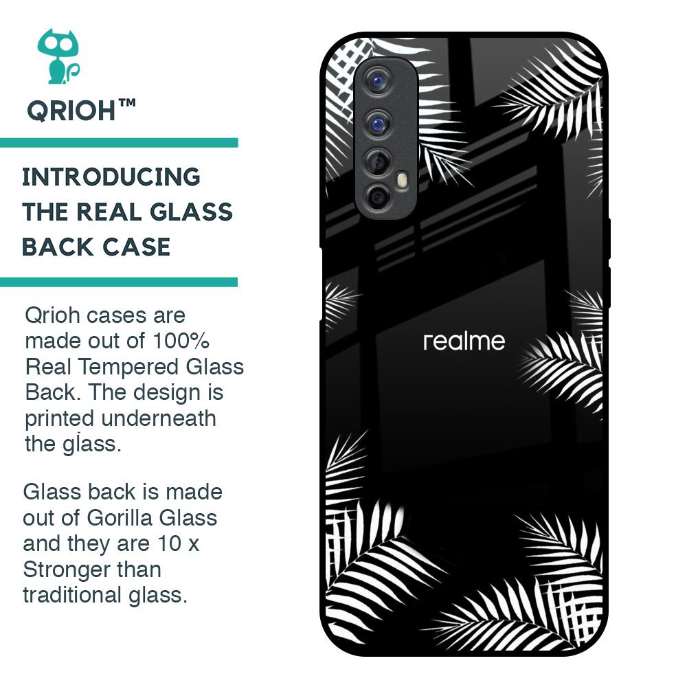 Zealand Fern Design Glass Case For Realme 7