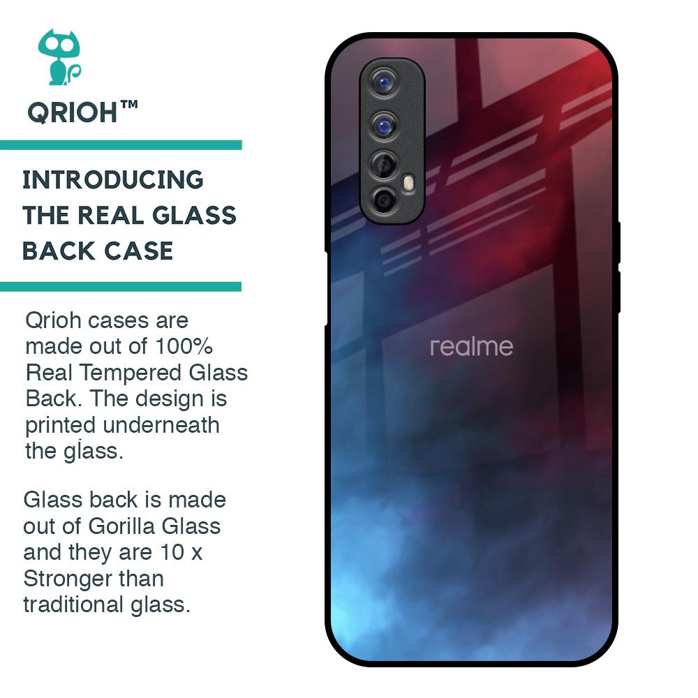 Smokey Watercolor Glass Case for Realme 7