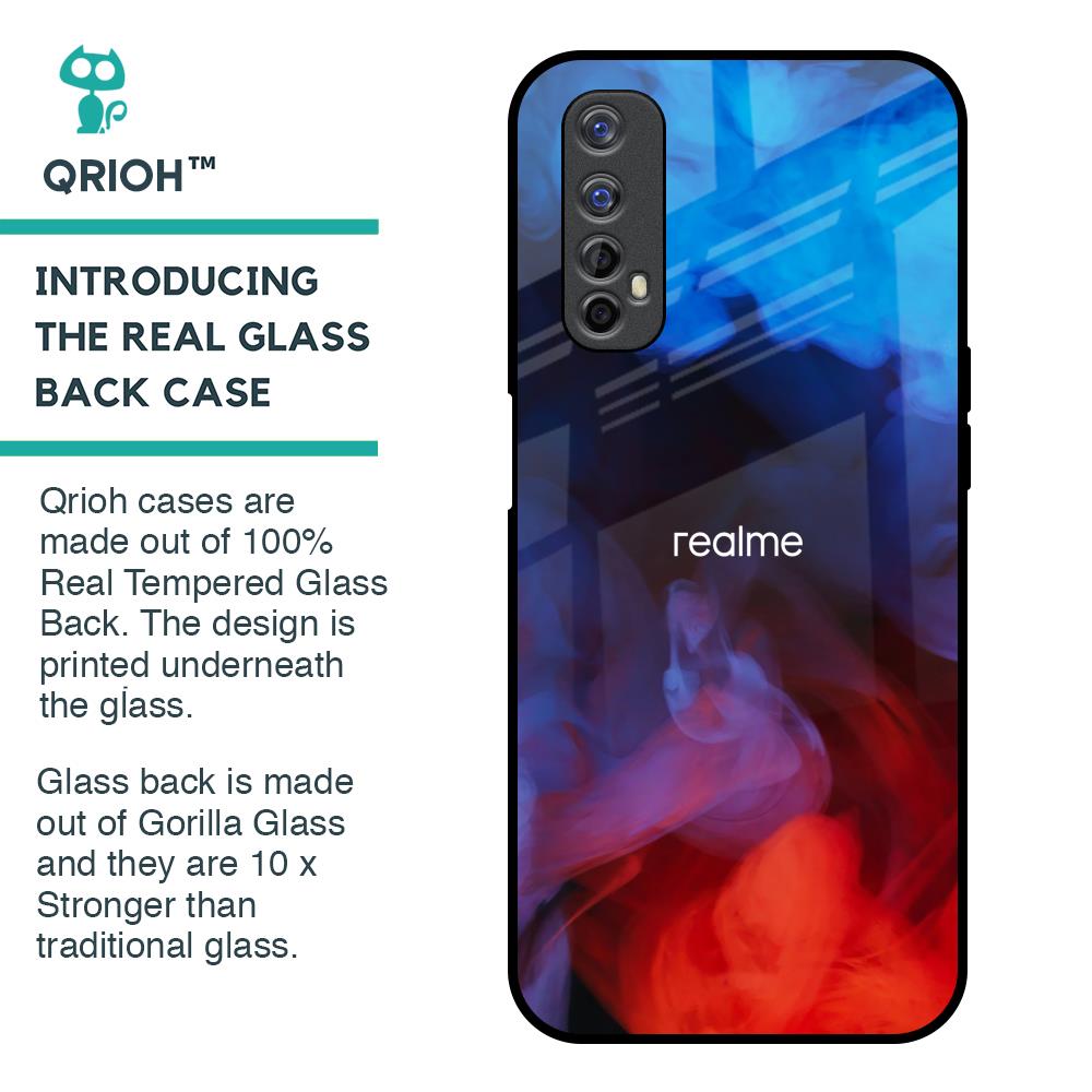 Dim Smoke Glass Case for Realme 7