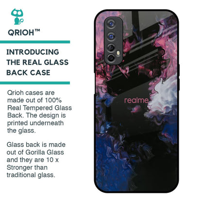 Smudge Brush Glass case for Realme 7
