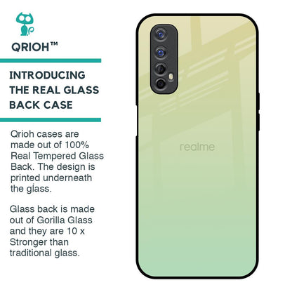 Mint Green Gradient Glass Case for Realme 7