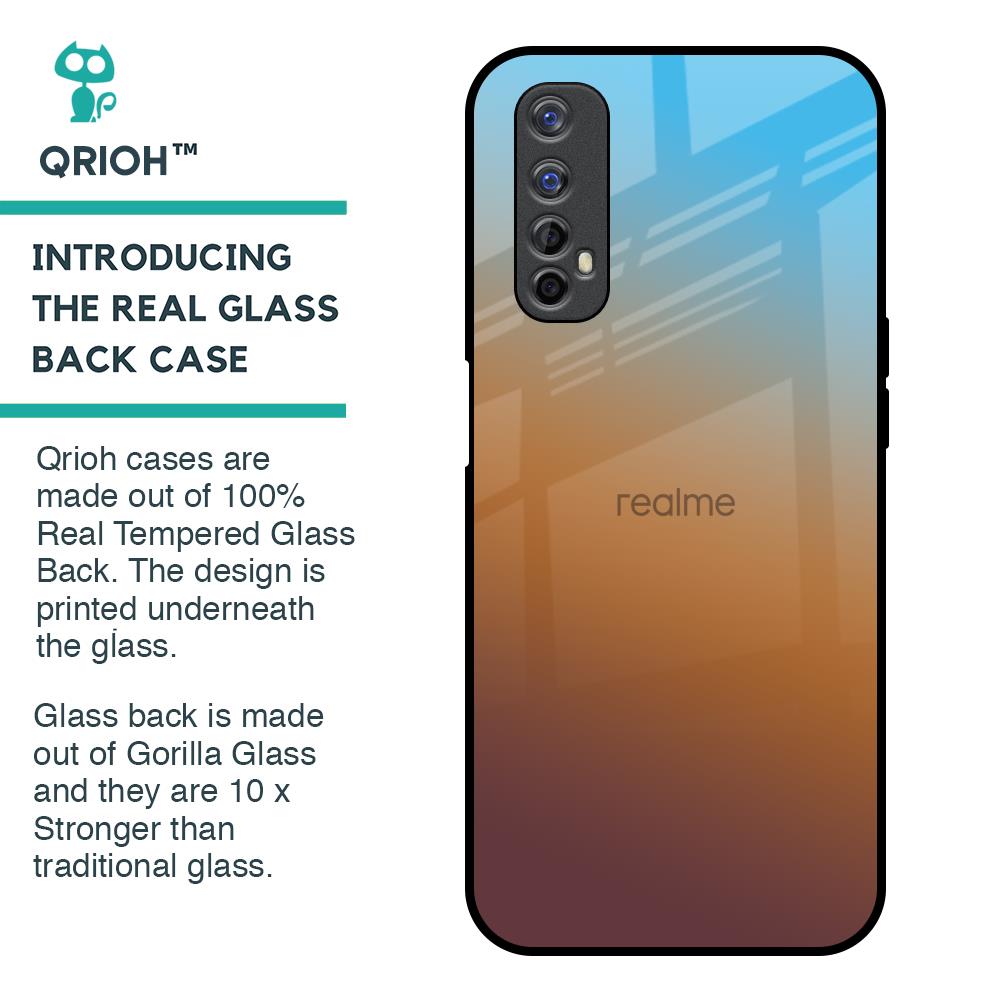 Rich Brown Glass Case for Realme 7