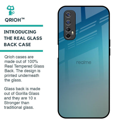Sea Theme Gradient Glass Case for Realme 7