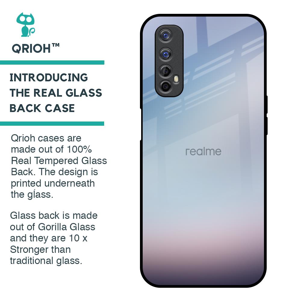 Light Sky Texture Glass Case for Realme 7