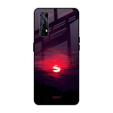 Morning Red Sky Realme 7 Glass Cases & Covers Online