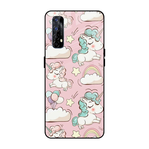 Balloon Unicorn Realme 7 Glass Cases & Covers Online
