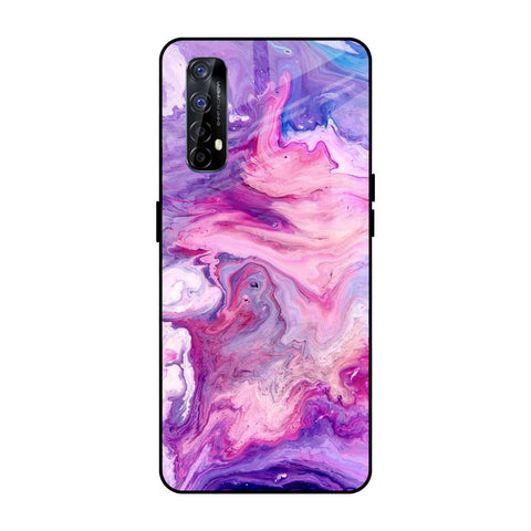Cosmic Galaxy Realme 7 Glass Cases & Covers Online