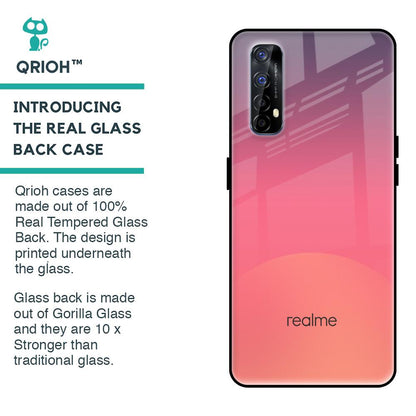 Sunset Orange Glass Case for Realme 7