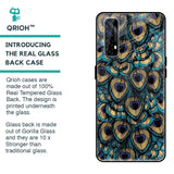 Peacock Feathers Glass case for Realme 7