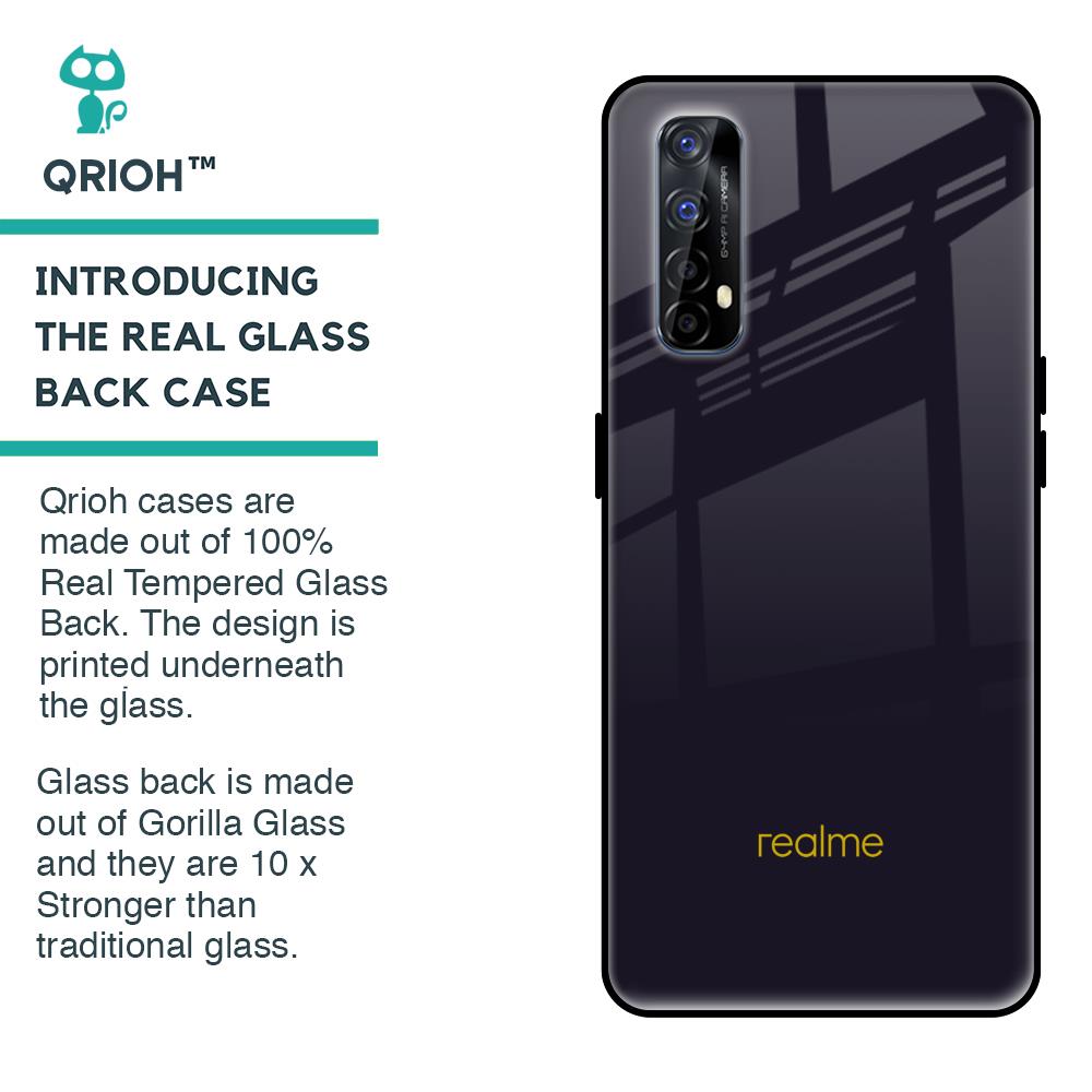 Deadlock Black Glass Case For Realme 7