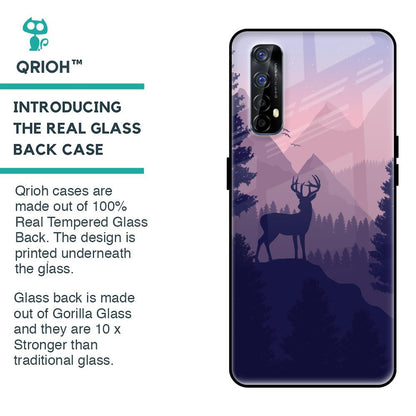 Deer In Night Glass Case For Realme 7