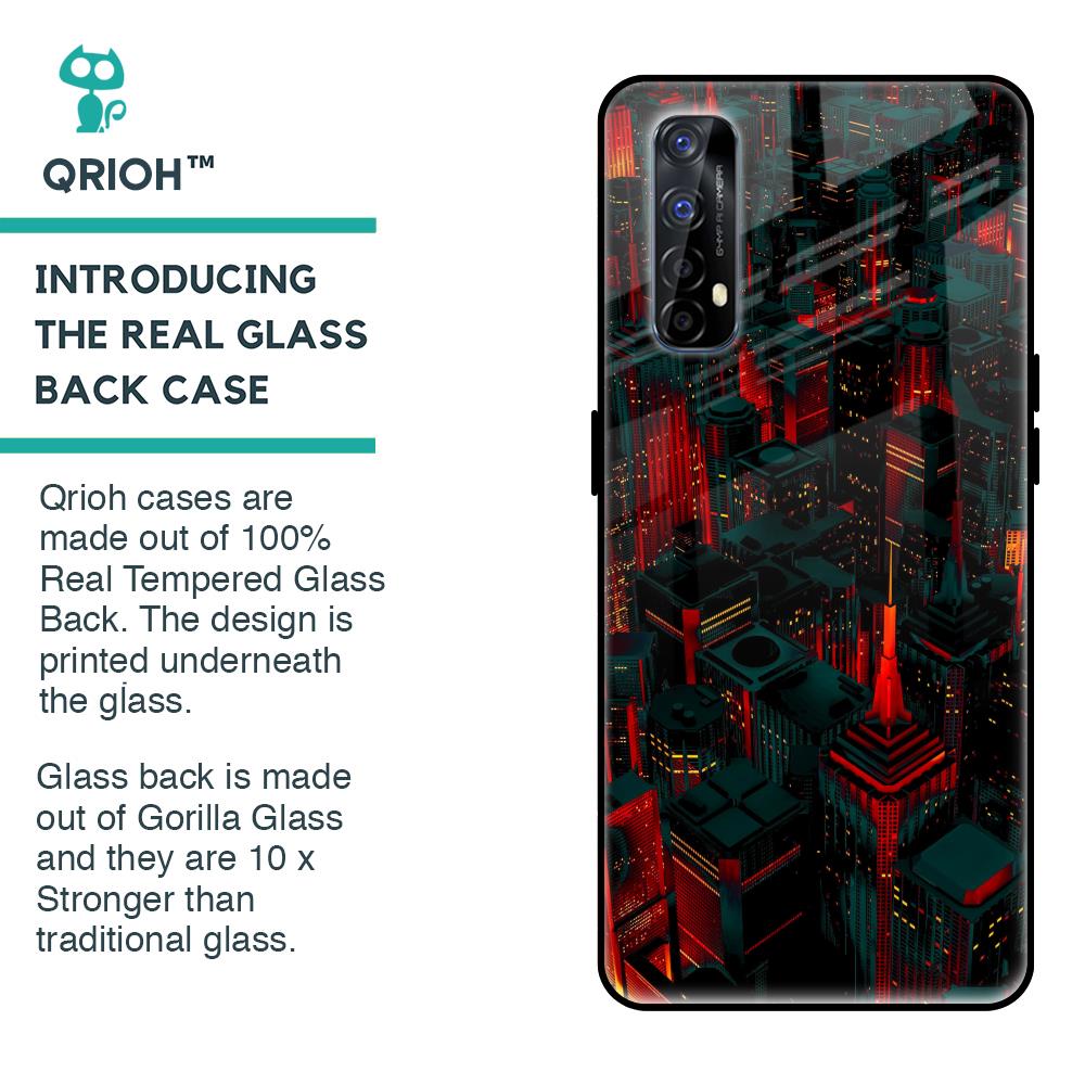 City Light Glass Case For Realme 7
