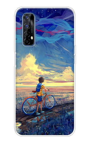 Riding Bicycle to Dreamland Realme 7 Back Cover