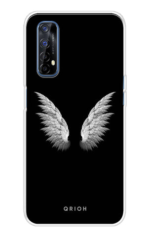 White Angel Wings Realme 7 Back Cover