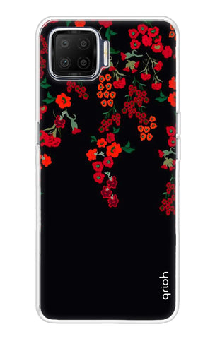 Floral Deco Oppo F17 Back Cover