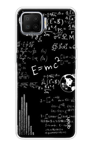 Equation Doodle Oppo F17 Back Cover