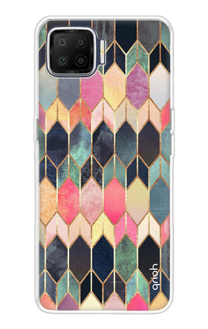 Shimmery Pattern Oppo F17 Back Cover