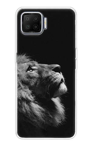 Lion Looking to Sky Oppo F17 Back Cover