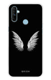 White Angel Wings Realme Narzo 20A Back Cover
