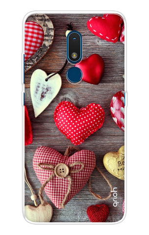 Valentine Hearts Nokia C3 Back Cover