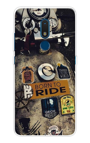 Ride Mode On Nokia C3 Back Cover