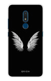 White Angel Wings Nokia C3 Back Cover