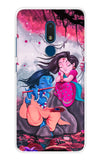 Radha Krishna Art Nokia C3 Back Cover