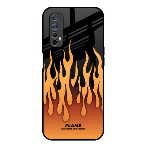 Fire Flame Realme Narzo 20 Pro Glass Back Cover Online