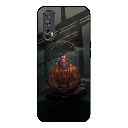 Lord Hanuman Animated Realme Narzo 20 Pro Glass Back Cover Online