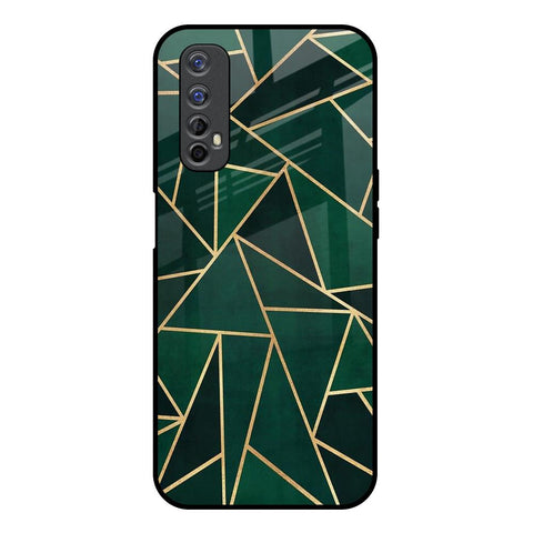 Abstract Green Realme Narzo 20 Pro Glass Back Cover Online