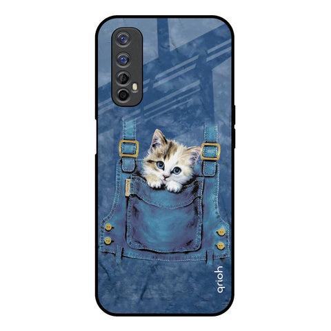 Kitty In Pocket Realme Narzo 20 Pro Glass Back Cover Online