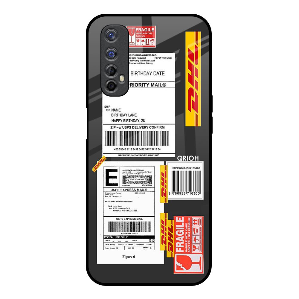 Cool Barcode Label Realme Narzo 20 Pro Glass Back Cover Online