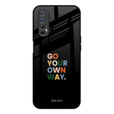 Go Your Own Way Realme Narzo 20 Pro Glass Back Cover Online