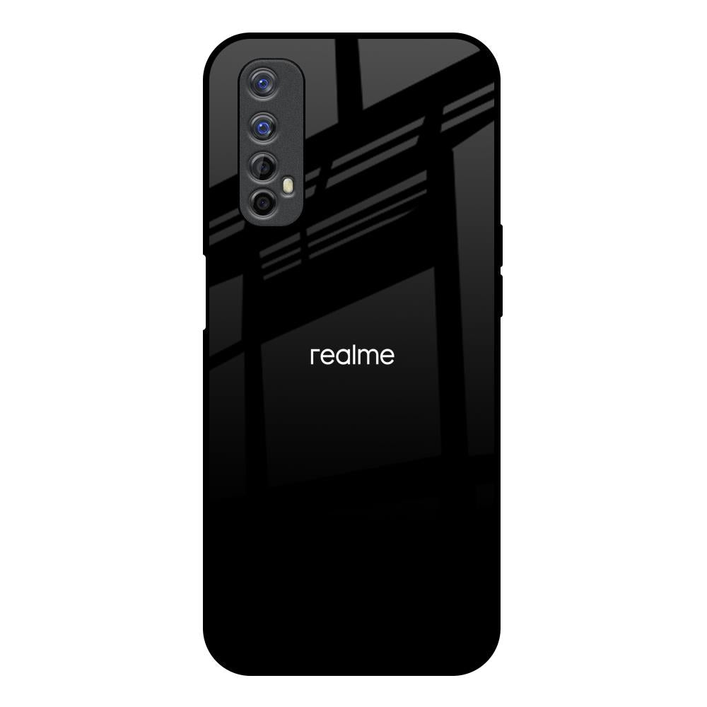 Jet Black Realme Narzo 20 Pro Glass Back Cover Online