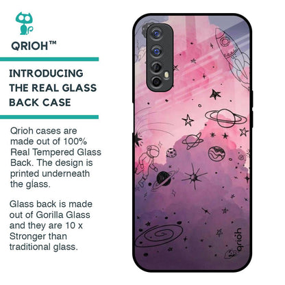 Space Doodles Glass Case for Realme Narzo 20 Pro