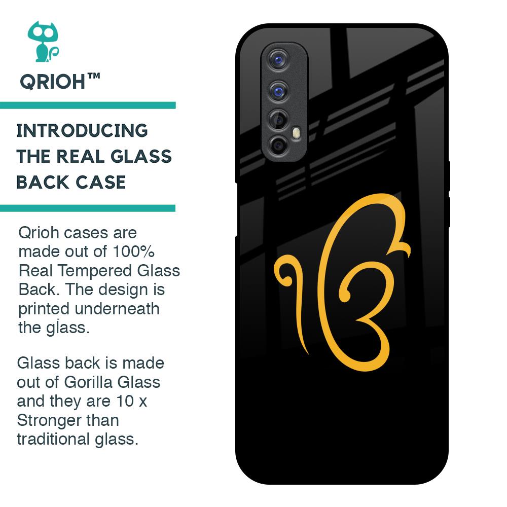 Luxury Fashion Initial Glass Case for Realme Narzo 20 Pro