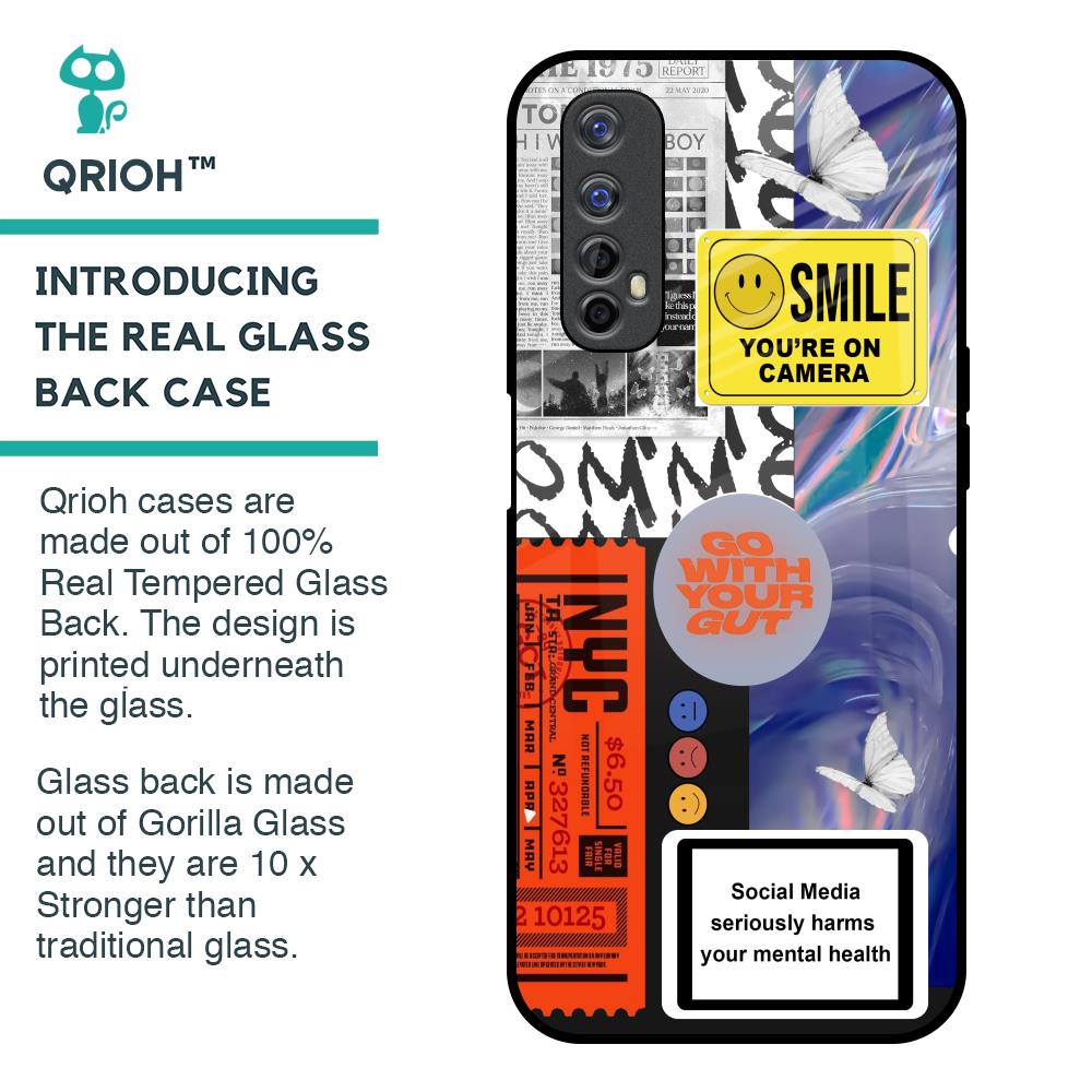 Smile for Camera Glass Case for Realme Narzo 20 Pro