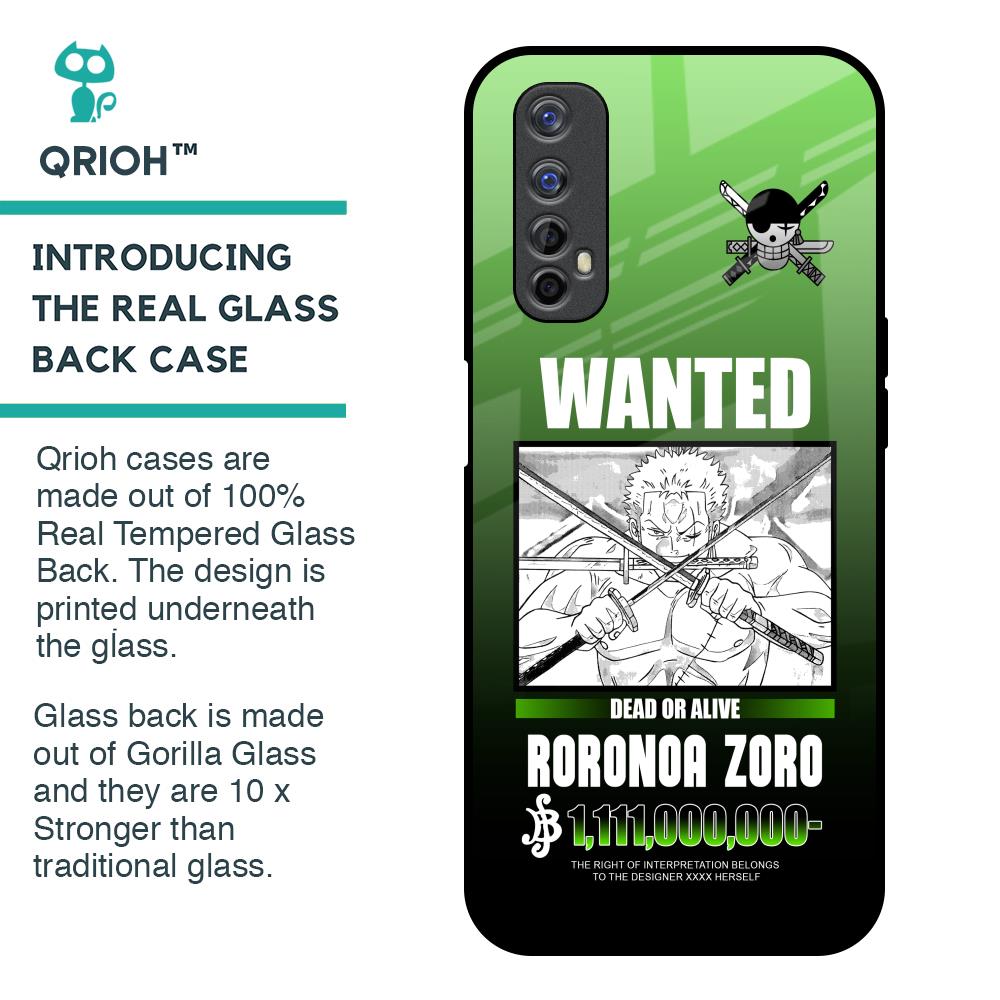 Zoro Wanted Glass Case for Realme Narzo 20 Pro
