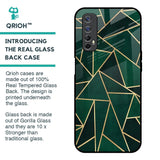 Abstract Green Glass Case For Realme Narzo 20 Pro
